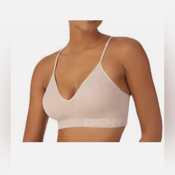 DKNY Women's Intimates Set - Black and Sand - Picture 2 of 4